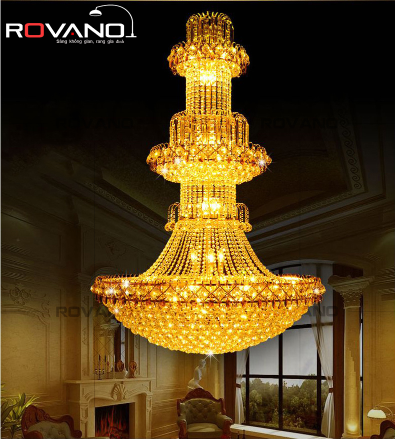 Đèn chùm pha lê thông tầng RCP-03