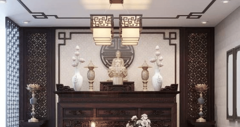 đèn trang trí phòng thờ