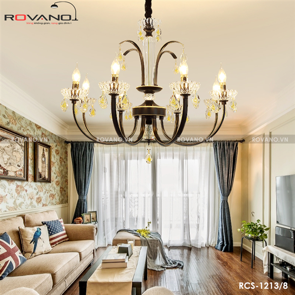 Đèn chùm pha lê RCS-1213/8