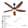 Quạt trần đèn rqt-142