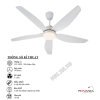 Quạt Trần Đèn 5 Cánh Nhựa RQT-143