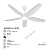 Quạt Trần Đèn 5 Cánh Nhựa RQT-410