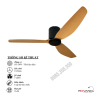 Quạt Trần Đèn 3 Cánh Nhựa RQT-451