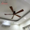Quạt Trần Đèn 5 Cánh Gỗ RQT-214