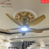 Quạt Trần Đèn 5 Cánh Gỗ RQT-301