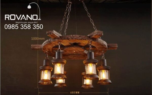 Đèn chùm trang trí quán cafe