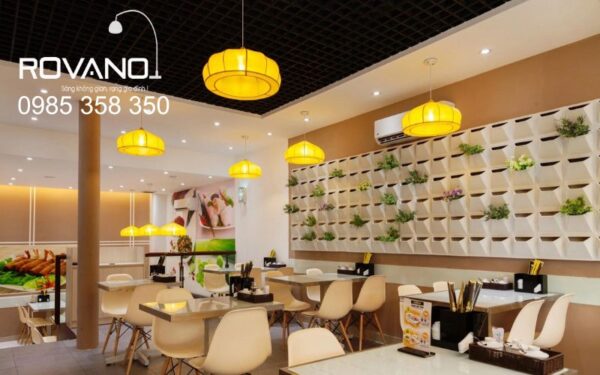 Đèn thả trang trí quán cafe