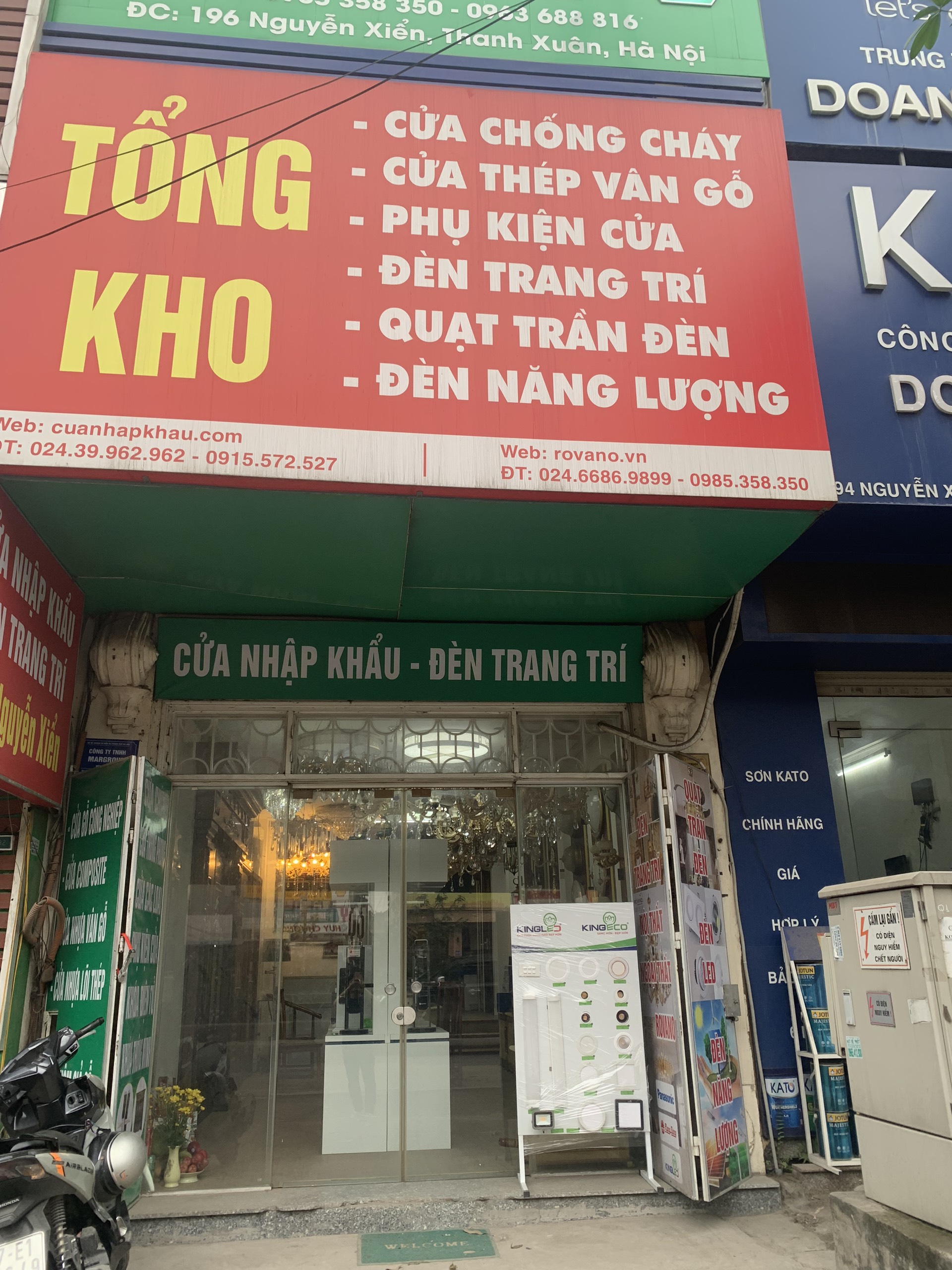 cửa hàng rovano tại Hà Nội