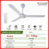 Quạt trần 3 cánh không đèn